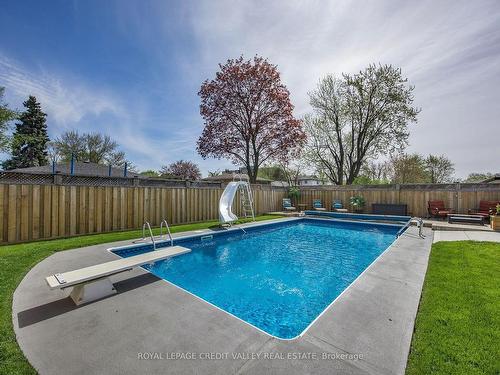 52 Farmington Dr, Brampton, ON - Outdoor With In Ground Pool With Backyard