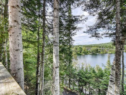 Balcony - 480 Ch. Du Lac-Équerre, Lac-Supérieur, QC - Outdoor With Body Of Water With View