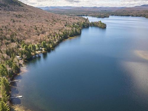 Aerial photo - 260 Ch. Du Lac-Sylvère, Saint-Donat, QC - Outdoor With Body Of Water With View