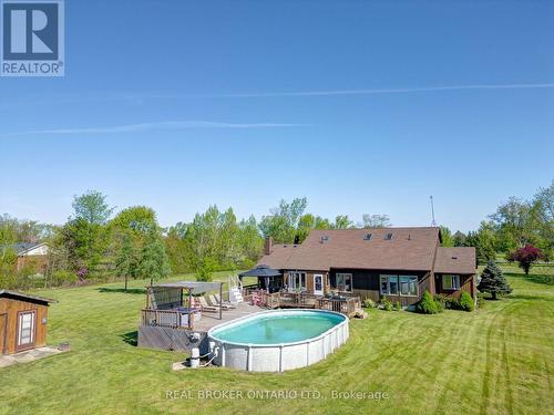 61041 Regional Rd 27, Port Colborne, ON - Outdoor With Above Ground Pool With Backyard