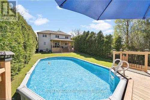 1673 St. Paul Street W, St. Catharines, ON - Outdoor With Above Ground Pool With Backyard With Exterior