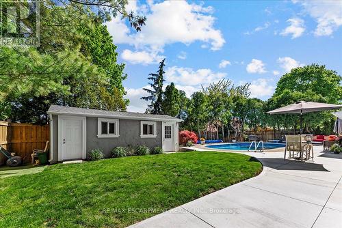 83 Dorchester Drive, Grimsby, ON - Outdoor With In Ground Pool