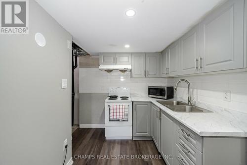 176 Westchester Drive, Kitchener, ON - Indoor Photo Showing Kitchen With Double Sink
