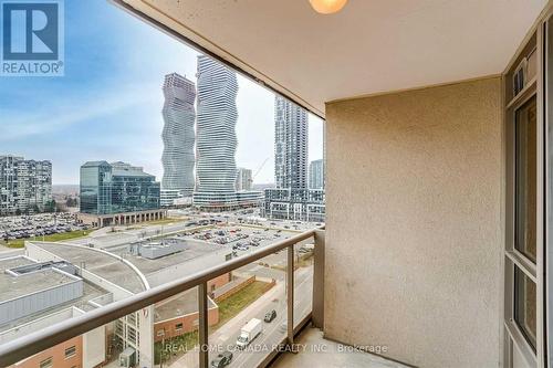 1212 - 4080 Living Arts Drive, Mississauga, ON - Outdoor With Balcony