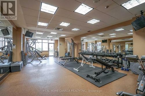 1212 - 4080 Living Arts Drive, Mississauga, ON - Indoor Photo Showing Gym Room