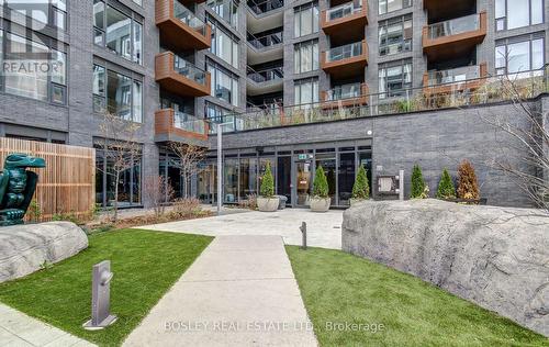 303 - 21 Park Street E, Mississauga, ON - Outdoor With Balcony With Facade