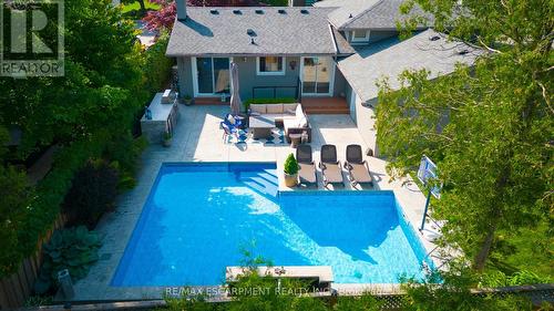 224 Weybourne Road, Oakville, ON - Outdoor With In Ground Pool