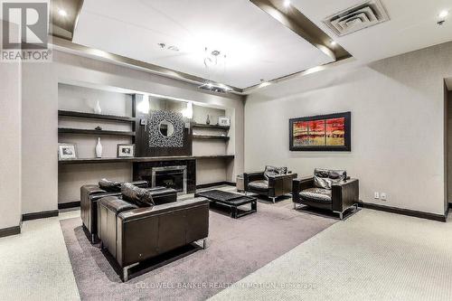 1304 - 80 Absolute Avenue, Mississauga, ON - Indoor With Fireplace