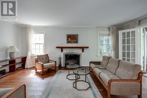 26 Park Avenue, Oakville, ON - Indoor Photo Showing Living Room With Fireplace