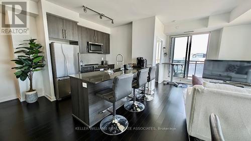 4705 - 4011 Brickstone Mews, Mississauga, ON - Indoor Photo Showing Kitchen With Stainless Steel Kitchen With Upgraded Kitchen
