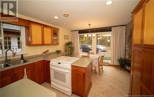 405 Springhill Road, Fredericton, NB - Indoor Photo Showing Kitchen With Double Sink
