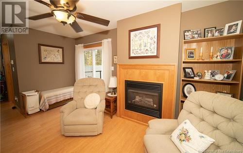405 Springhill Road, Fredericton, NB - Indoor Photo Showing Living Room With Fireplace