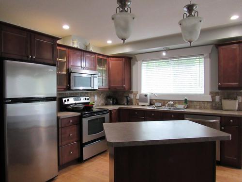 1447 37Th Street, Castlegar, BC - Indoor Photo Showing Kitchen With Stainless Steel Kitchen