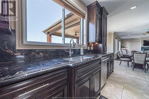 1453 Stoneybrook, Windsor, ON - Indoor Photo Showing Kitchen With Double Sink