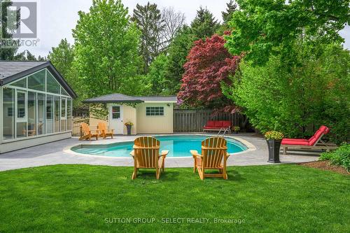 19 Scarlett Avenue, London, ON - Outdoor With In Ground Pool With Deck Patio Veranda