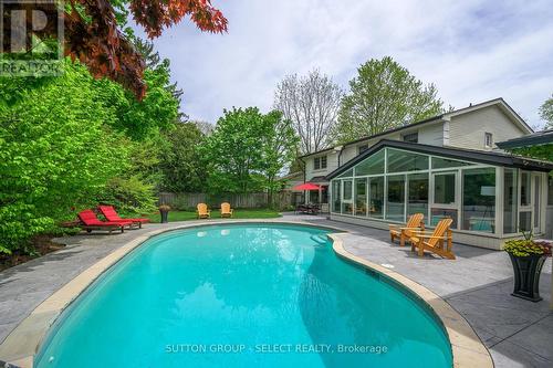 19 Scarlett Avenue, London, ON - Outdoor With In Ground Pool With Deck Patio Veranda With Backyard