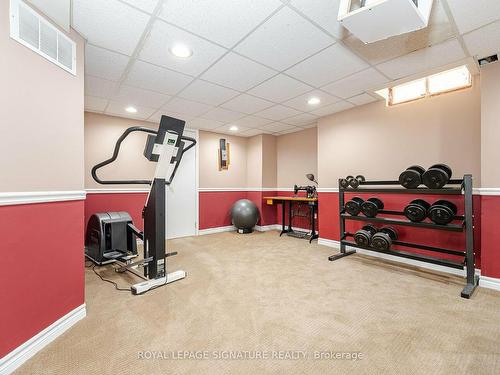 8 Romney Crt, Brampton, ON - Indoor Photo Showing Gym Room