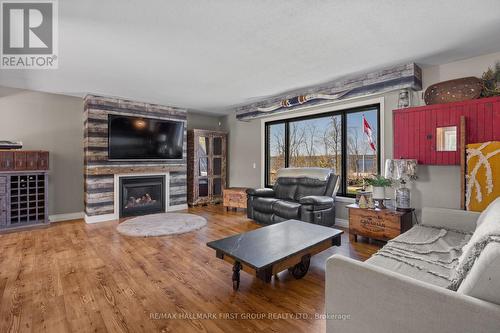 799 County Rd 24 Road, Kawartha Lakes, ON - Indoor Photo Showing Living Room With Fireplace