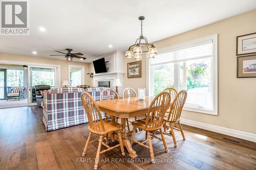 9 Sunnyside Avenue, Oro-Medonte, ON - Indoor Photo Showing Dining Room With Fireplace