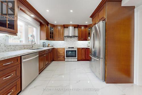 2012 Aldermead Road, Mississauga, ON - Indoor Photo Showing Kitchen With Double Sink