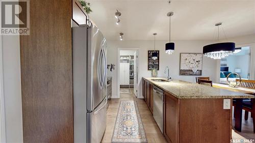 218 5303 Universal Crescent, Regina, SK - Indoor Photo Showing Kitchen With Upgraded Kitchen