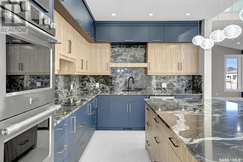 4260 Elderberry Crescent, Regina, SK - Indoor Photo Showing Kitchen With Upgraded Kitchen