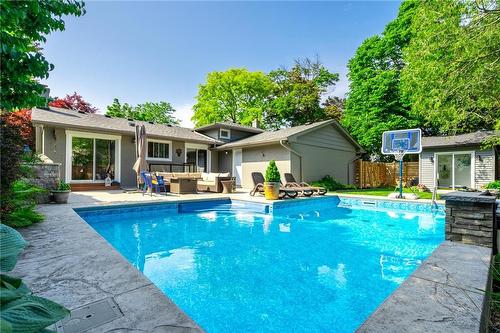 224 Weybourne Road, Oakville, ON - Outdoor With In Ground Pool With Backyard With Exterior