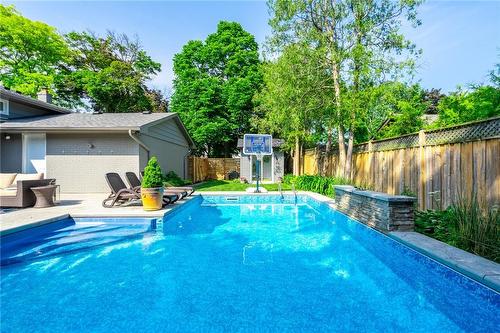 224 Weybourne Road, Oakville, ON - Outdoor With In Ground Pool With Backyard