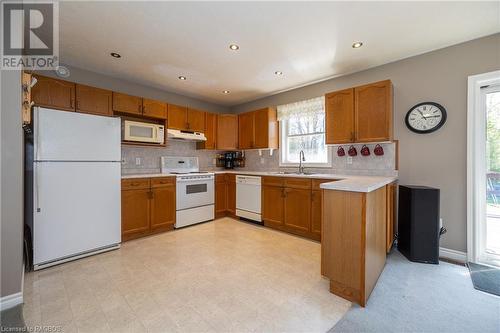 22 Avele Rd, South Bruce Peninsula, ON - Indoor Photo Showing Kitchen With Double Sink