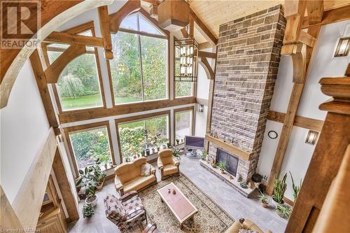 Living Room Area - 685856 Highway 2, Woodstock, ON - Indoor With Fireplace