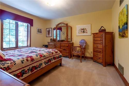 More than just a place to sleep, the bedrooms allow for children's desk, multiple dressers or co-ordinate furniture pieces. - 23 Winona Park Road, Stoney Creek, ON - Indoor Photo Showing Bedroom