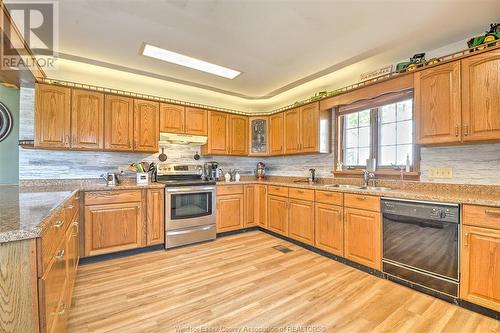 257 Road 10, Kingsville, ON - Indoor Photo Showing Kitchen With Double Sink