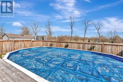 4 Maich Crescent, Brantford, ON - Outdoor With Above Ground Pool With Backyard