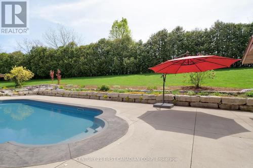 3983 Southwinds Court, London, ON - Outdoor With In Ground Pool With Backyard