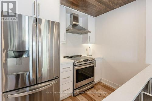 301 - 430 Pearl Street, Burlington, ON - Indoor Photo Showing Kitchen With Stainless Steel Kitchen With Upgraded Kitchen