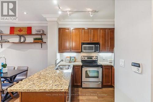 117 - 25 Earlington Avenue, Toronto, ON - Indoor Photo Showing Kitchen With Double Sink