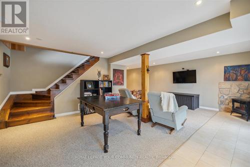 31 Pavillion Rd, Kawartha Lakes, ON - Indoor Photo Showing Other Room With Fireplace