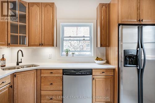 119 Ray Street S, Hamilton, ON - Indoor Photo Showing Kitchen With Double Sink