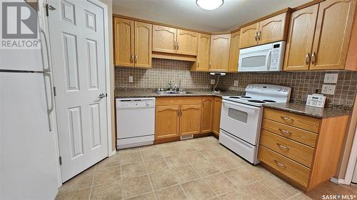 113 503 Colonel Otter Drive, Swift Current, SK - Indoor Photo Showing Kitchen With Double Sink