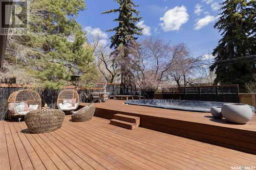 23 Simpson Crescent, Saskatoon, SK - Outdoor With Deck Patio Veranda