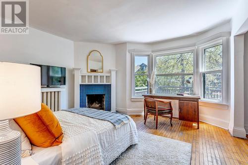142 Glendale Avenue, Toronto, ON - Indoor Photo Showing Bedroom With Fireplace