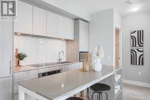1110 - 65 Annie Craig Drive, Toronto, ON - Indoor Photo Showing Kitchen With Upgraded Kitchen