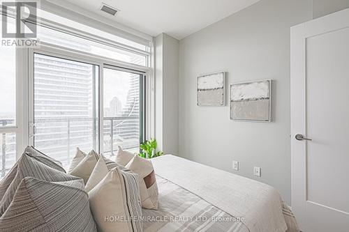 1110 - 65 Annie Craig Drive, Toronto, ON - Indoor Photo Showing Bedroom