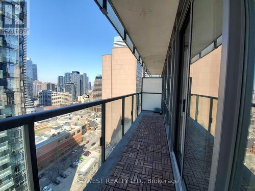 2110 - 38 Grenville Street, Toronto, ON - Outdoor With Balcony With Exterior