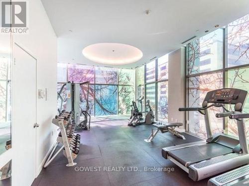 2110 - 38 Grenville Street, Toronto, ON - Indoor Photo Showing Gym Room