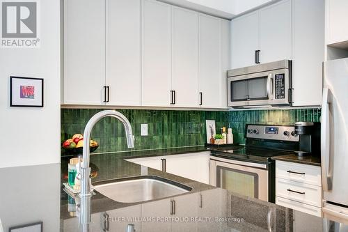 505 - 225 Sackville Street, Toronto, ON - Indoor Photo Showing Kitchen With Stainless Steel Kitchen