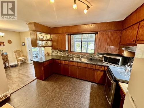 1312 Pineshores Rd, Goulais River, ON - Indoor Photo Showing Kitchen With Double Sink