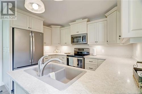 1276 Cox Point Road, Cumberland Bay, NB - Indoor Photo Showing Kitchen With Double Sink