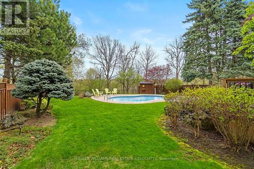 28 Viewmount Crescent, Brampton, ON - Outdoor With In Ground Pool With Backyard