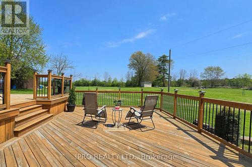 705 Lake Ridge Road S, Whitby, ON - Outdoor With Deck Patio Veranda With Exterior